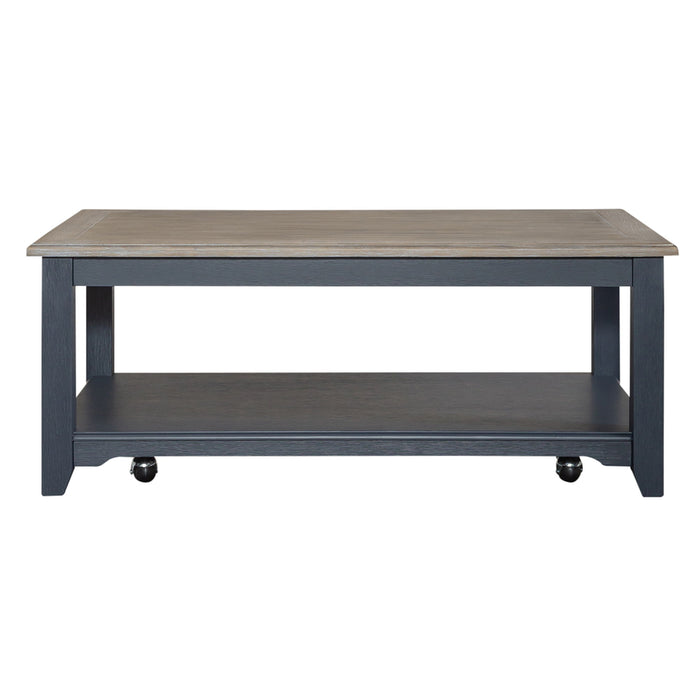 Summerville - Rectangular Cocktail Table - Navy