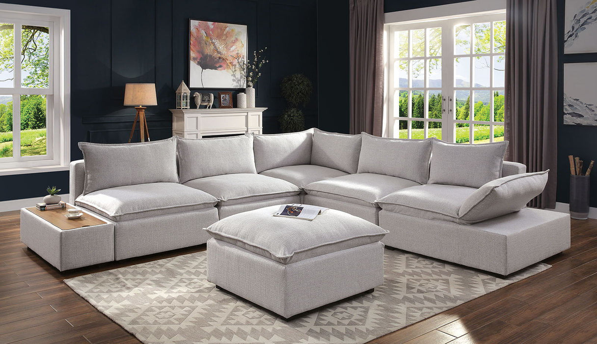 Arlene - Sectional - Light Gray