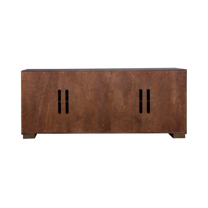 Easton - 82" TV Console - Light Brown