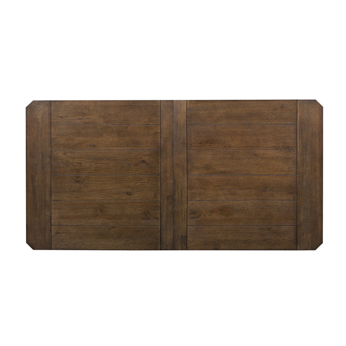 Artisan Prairie - Rectangular Leg Table - Dark Brown