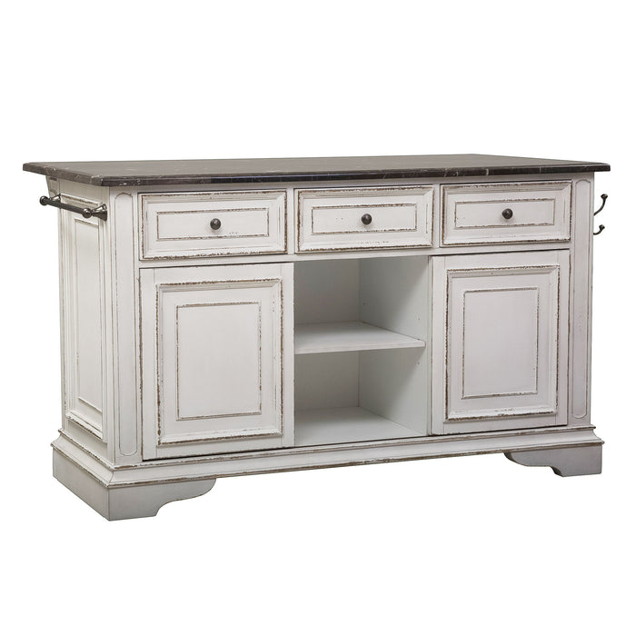 Magnolia Manor - Kitchen Island - White