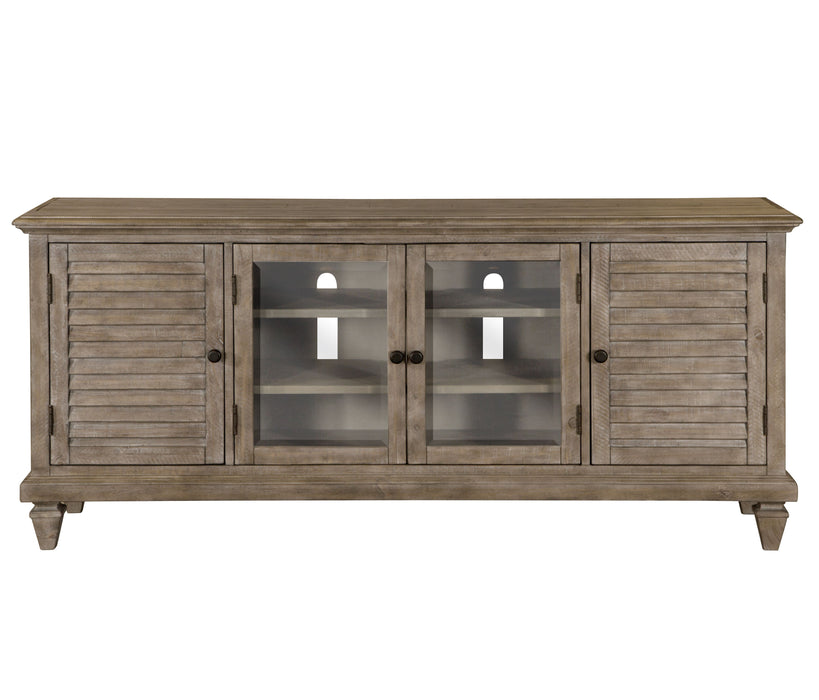 Lancaster - Rustic Dovetail Grey Entertainment Console