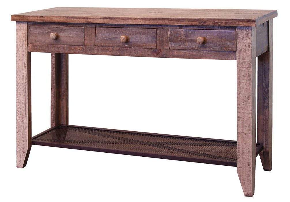 Antique - Multicolor 3 Drawers Sofa Table