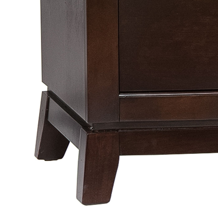 Avalon - Dresser & Mirror - Dark Brown