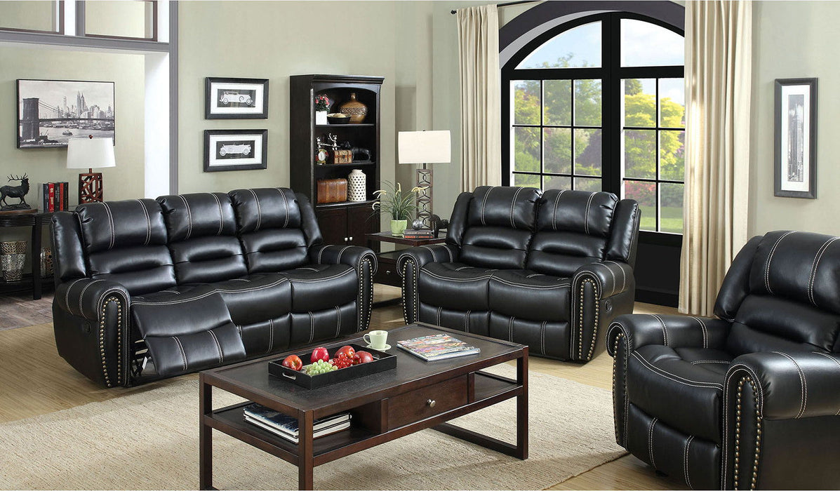 Frederick - Loveseat - Black