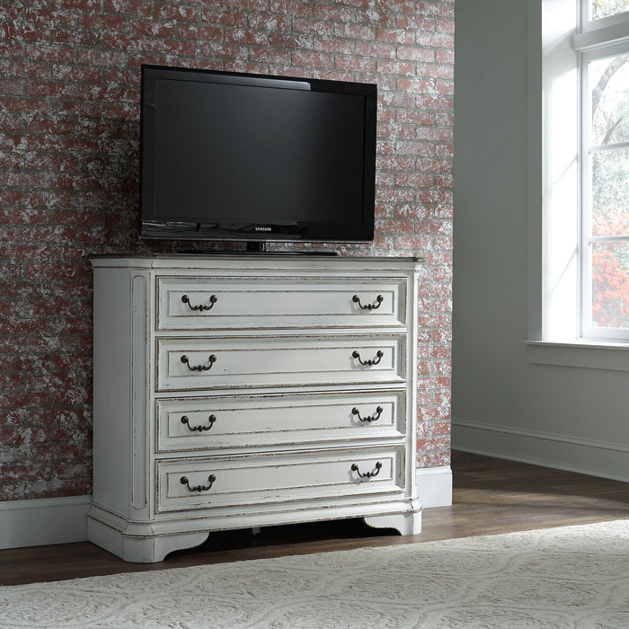 Magnolia Manor - Media Chest - White