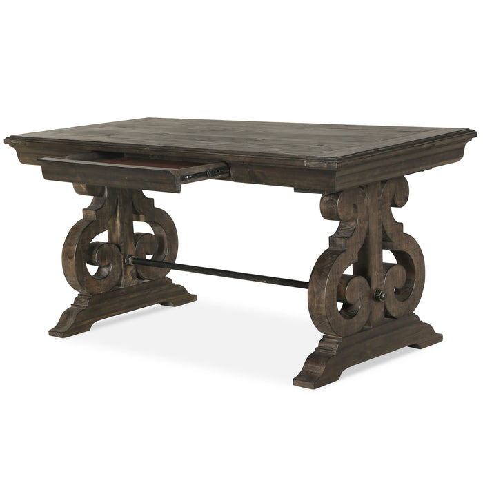 Bellamy - Writing Desk In Weathered Peppercorn