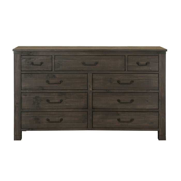 Abington - Drawer Dresser In Weathered Charcoal