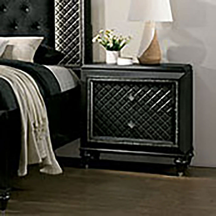 Demetria - Night Stand - Metallic Gray