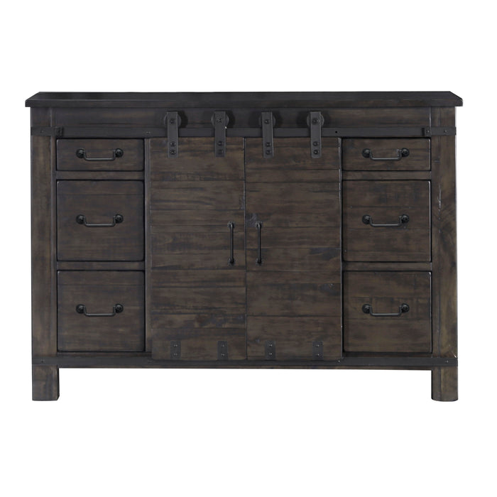 Abington - Media Chest In Weathered Charcoal