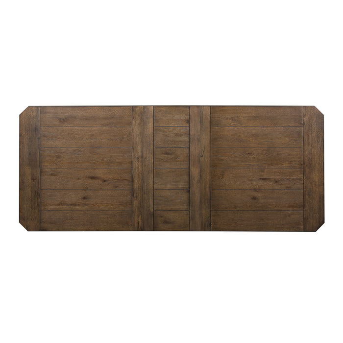 Artisan Prairie - Trestle Table - Dark Brown