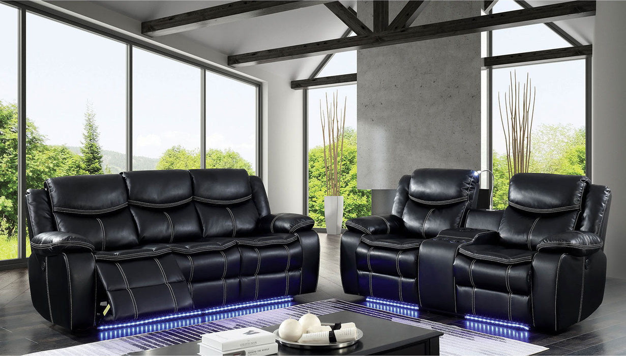 Sirius - Power Loveseat - Black