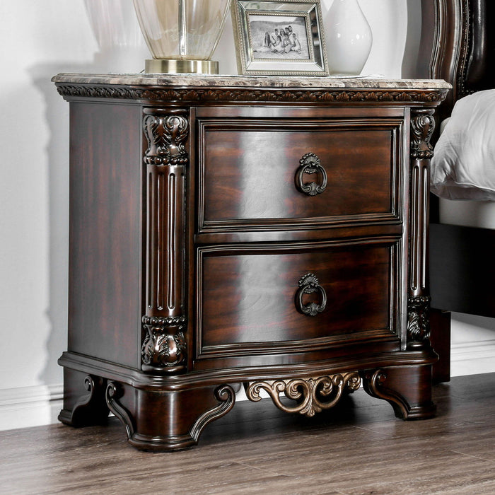 Menodora - Night Stand - Brown Cherry