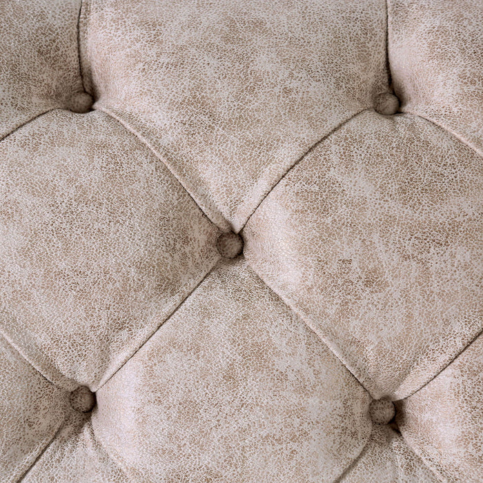 Parshall - Sofa - Beige / Gold