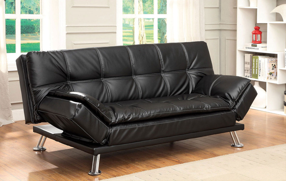 Hauser - Futon Sofa - Black