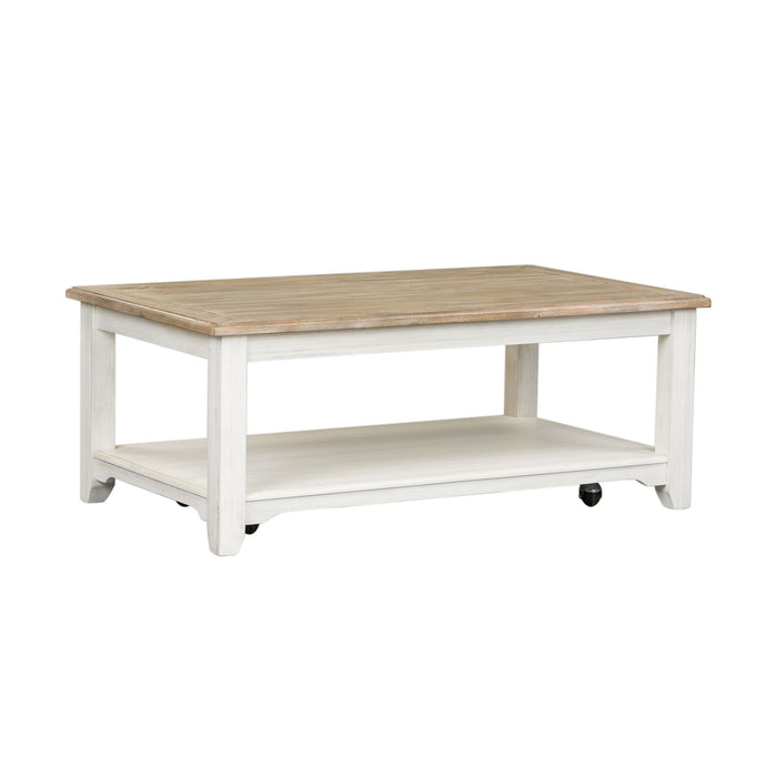 Summerville - Rectangular Cocktail Table - White