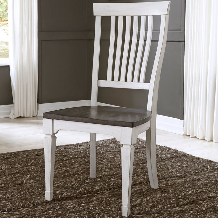 Allyson Park - Slat Back Side Chair - White