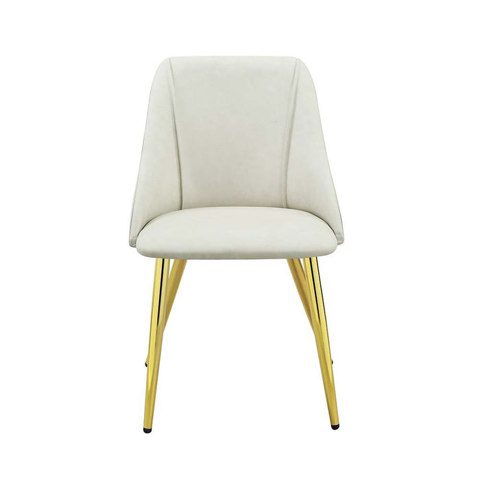 Gaines - Side Chair - White PU