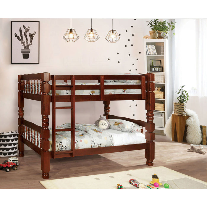 Carolina - Twin/Twin Bunk Bed - Cherry