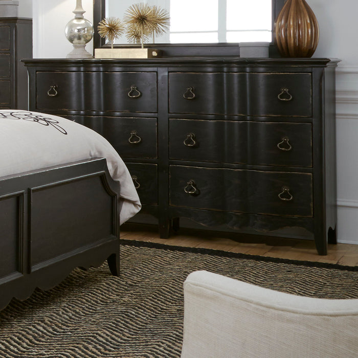 Chesapeake - 6 Drawer Dresser - Black