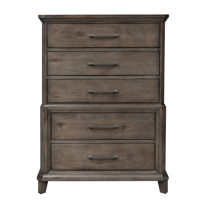 Artisan Prairie - 5 Drawer Chest - Dark Brown