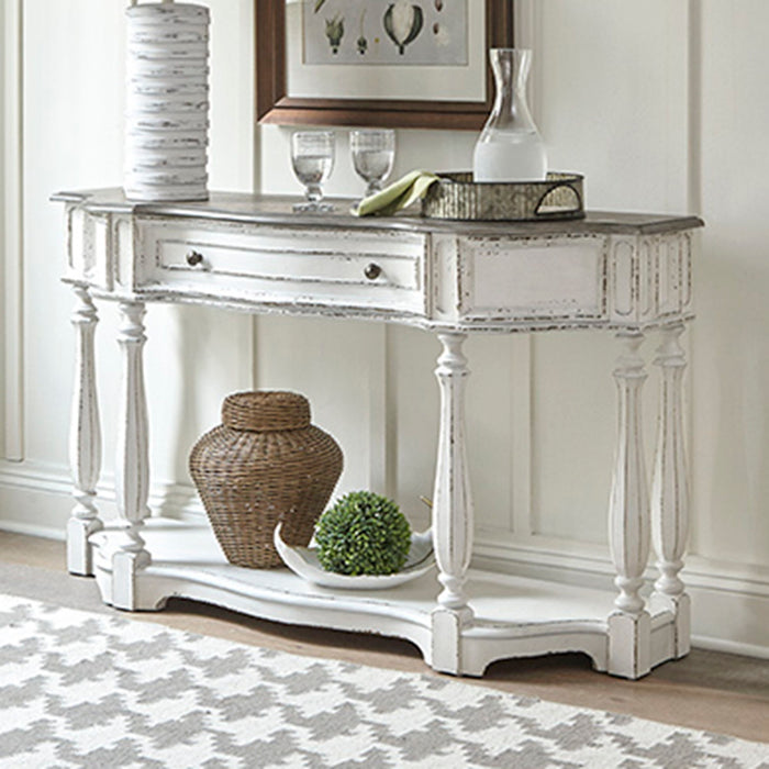 Magnolia Manor - 56" Hall Console Table - White