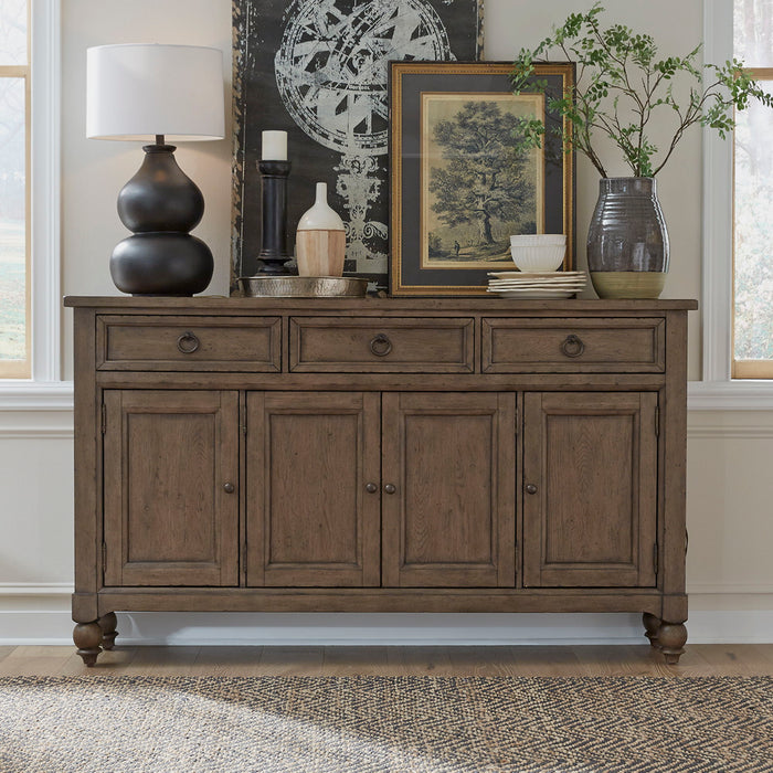 Americana Farmhouse - Hall Buffet - Light Brown