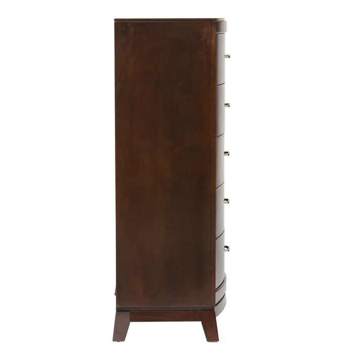 Avalon - 5 Drawer Chest - Dark Brown