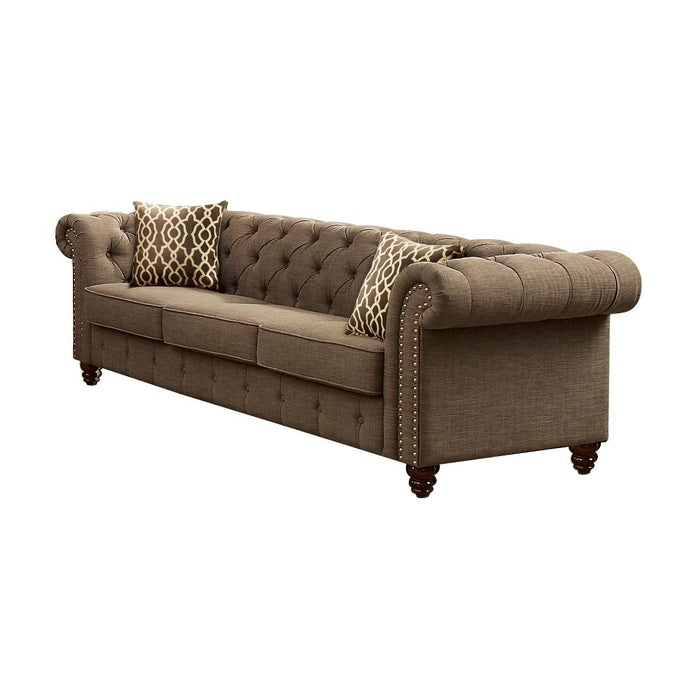 Aurelia - Sofa - Brown Linen