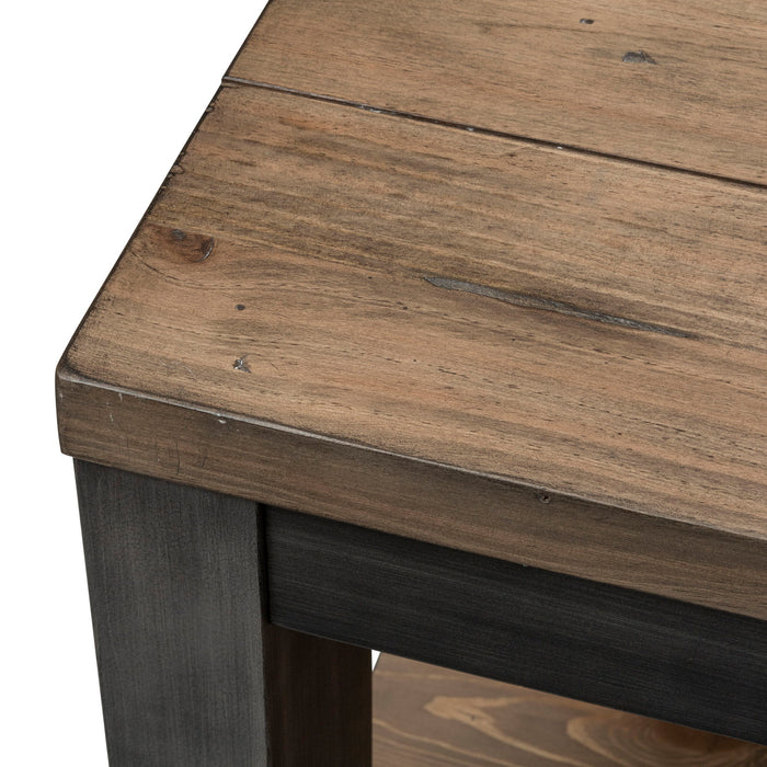 Rutland Grove - Rect End Table - Dark Brown