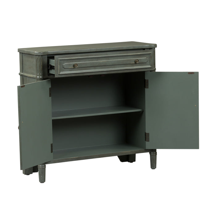 Madison Park - 1 Drawer 2 Door Accent Cabinet - Dark Gray