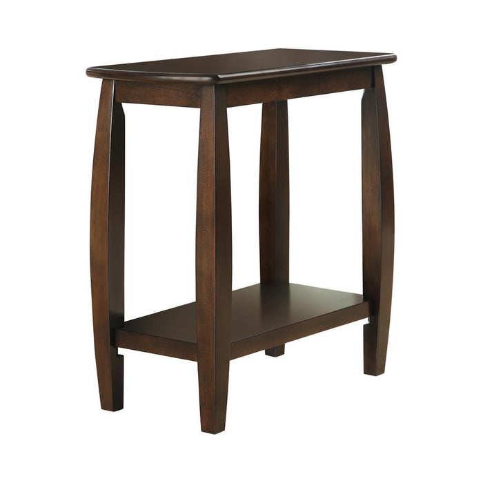 1-Shelf Chairside Table - Brown