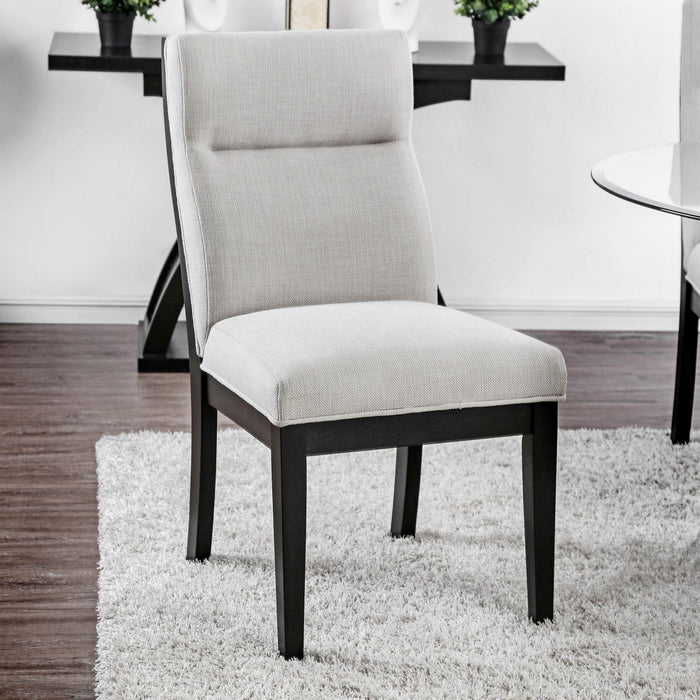 Jasmin - Side Chair (Set of 2) - Black / White