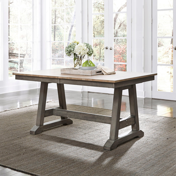 Lindsey Farm - Trestle Table - Dark Gray