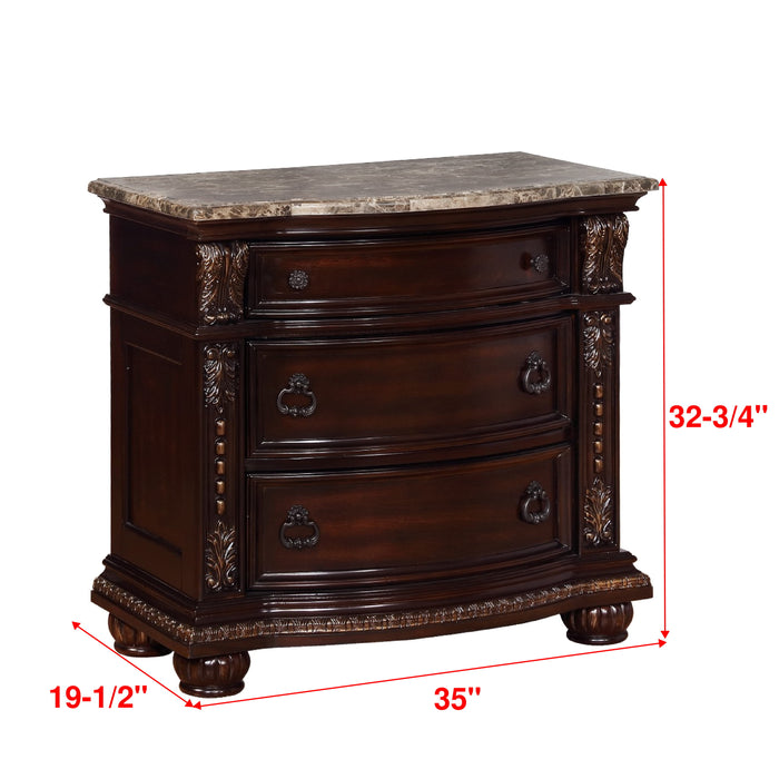 Stanley - Nightstand - Dark Brown