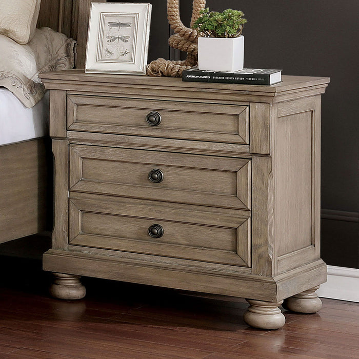 Wells - Night Stand - Gray