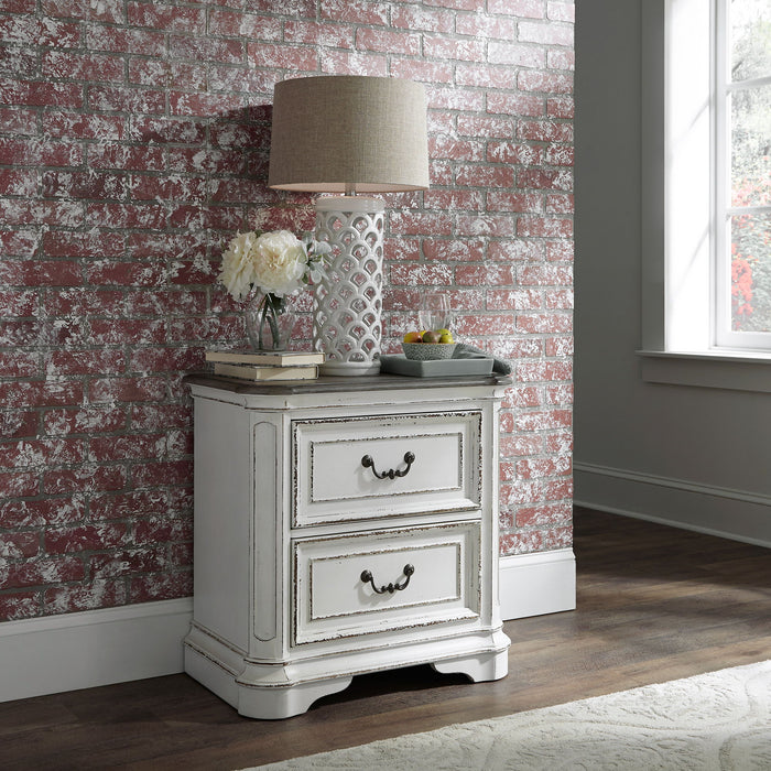 Magnolia Manor - 2 Drawer Night Stand - White