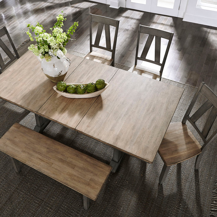 Lindsey Farm - Trestle Table - Dark Gray