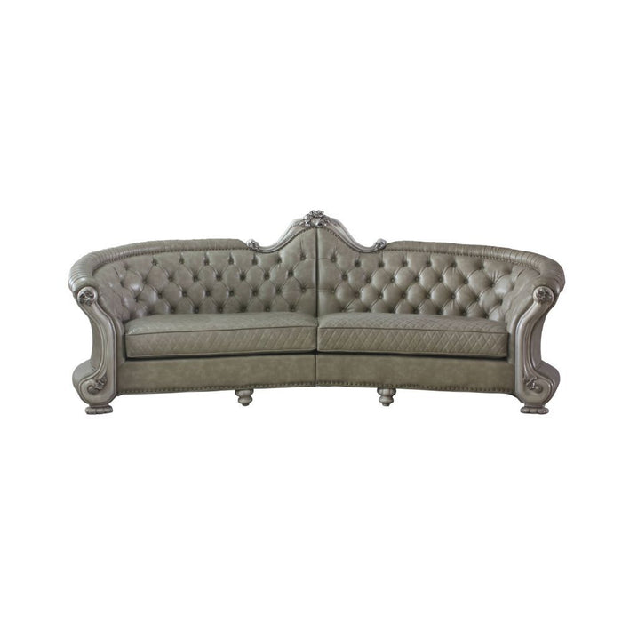 Dresden - Sofa - Vintage Bone White & PU - 43"