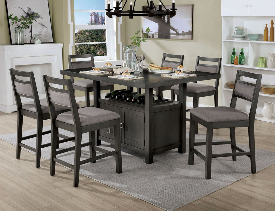 Vicky - Counter Ht. Dining Table - Gray