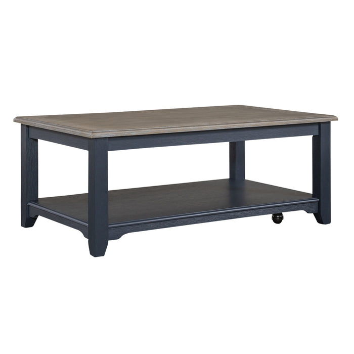 Summerville - Rectangular Cocktail Table - Navy