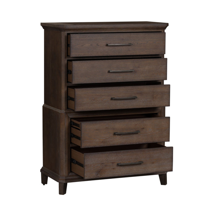 Artisan Prairie - 5 Drawer Chest - Dark Brown