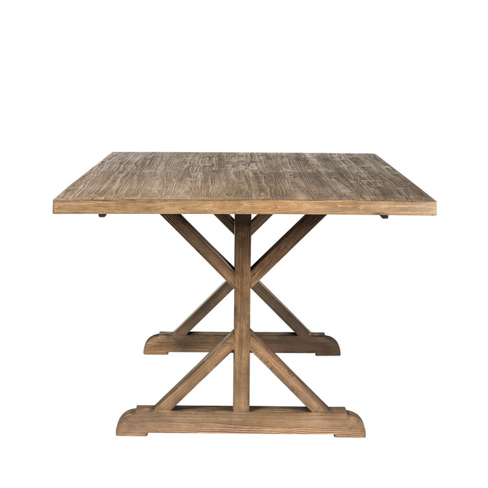 Carolina Lakes - Trestle Table - Gray