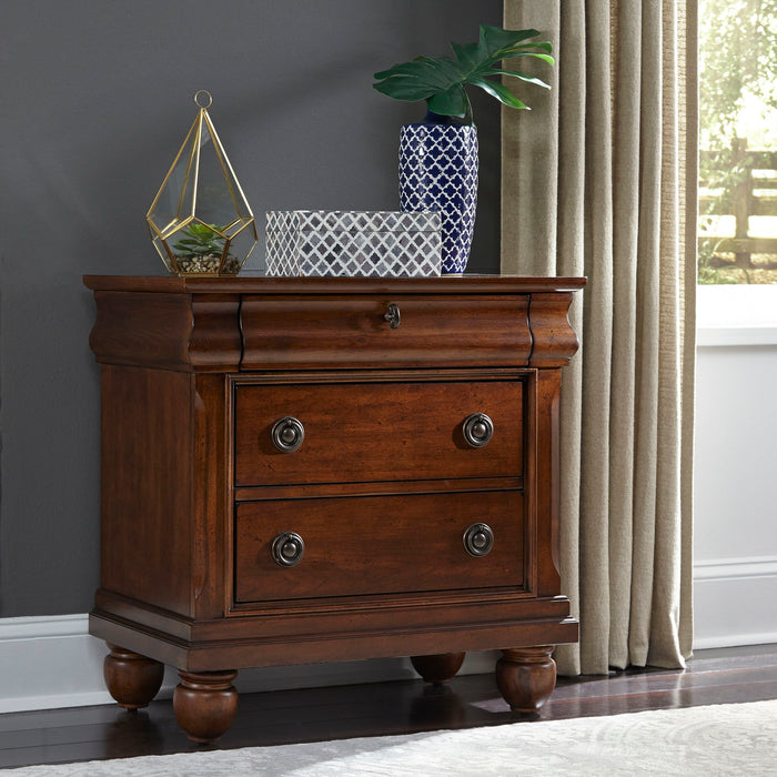 Rustic Traditions - Night Stand - Dark Brown