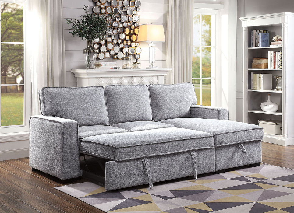 Ines - Sectional - Gray