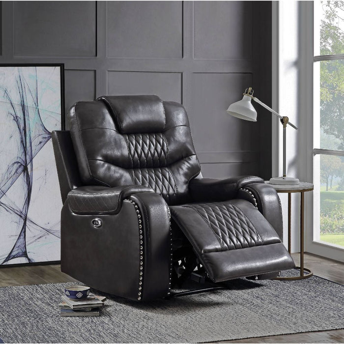 Braylon - Recliner - Magnetite PU - 44"