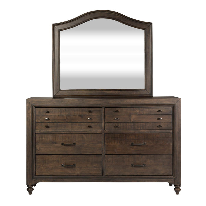 Catawba Hills - Poster Bed, Dresser & Mirror