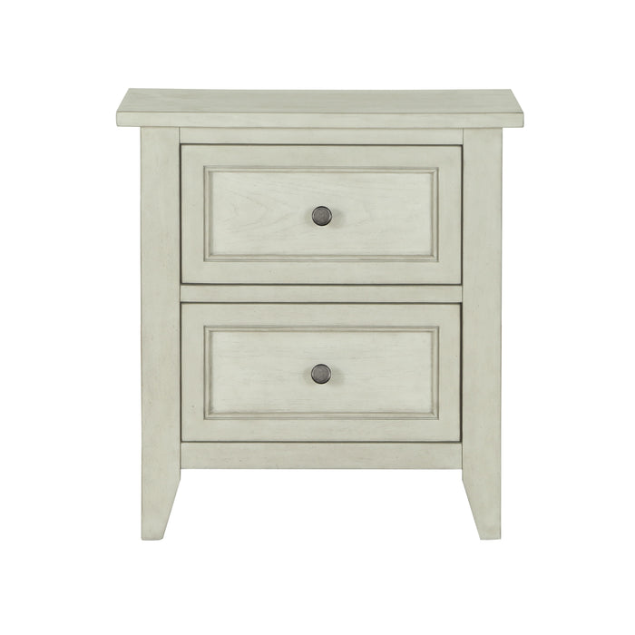 Raelynn - 2 Drawer Nightstand In Weathered White