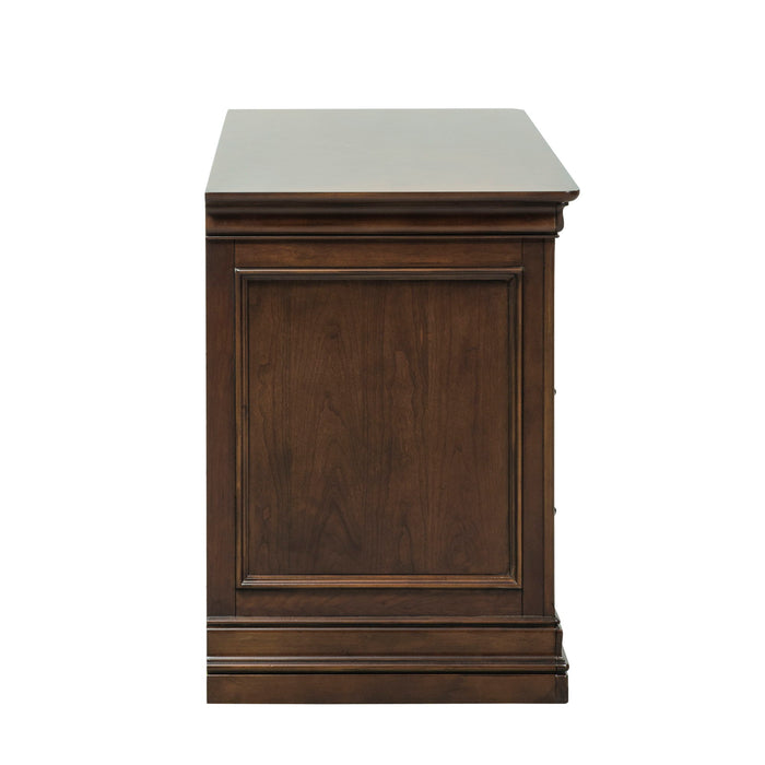 Chateau Valley - Media File Cabinet - Dark Brown