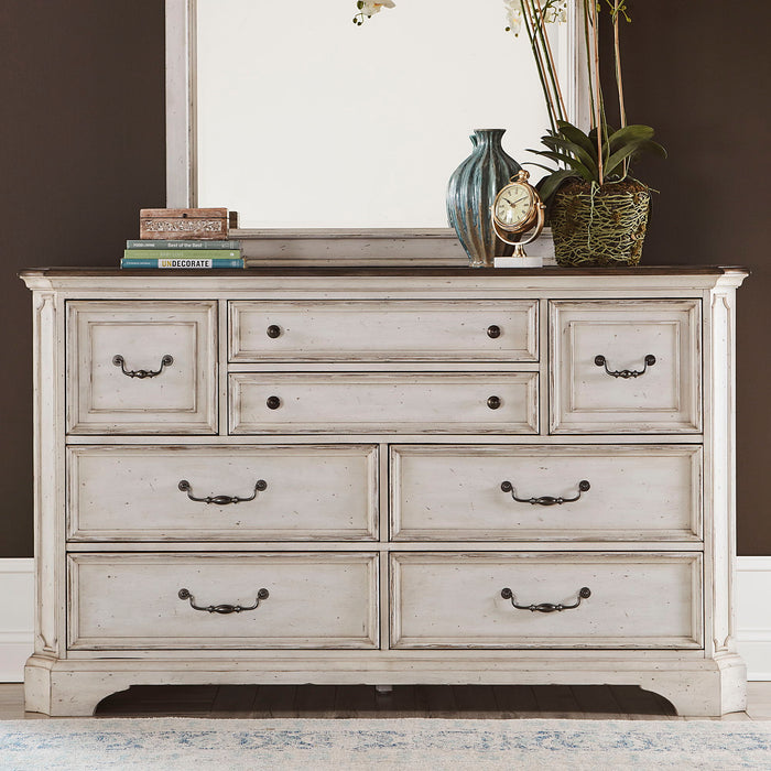 Abbey Road - 8 Drawer Dresser - White